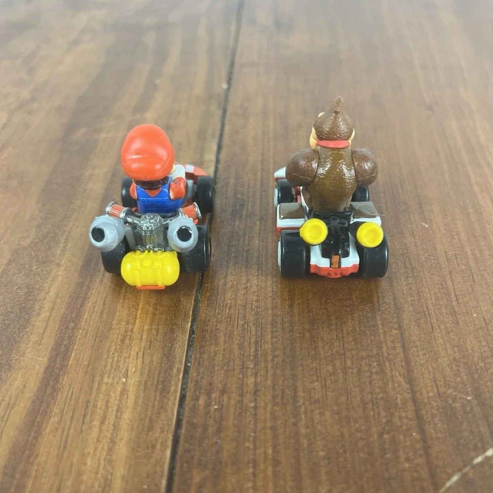 Mario Kart Hot Wheels Lot 2 Mario Donkey Kong Diecast Cars Nintendo Mattel